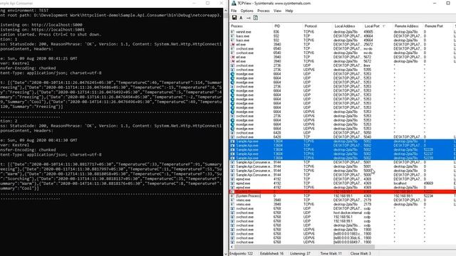 HttpClient | C# | .Net Core | TCP/IP Communication issues