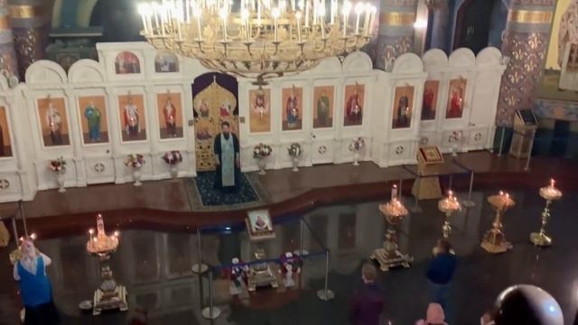 Завершающие песнопения всенощного бдения.