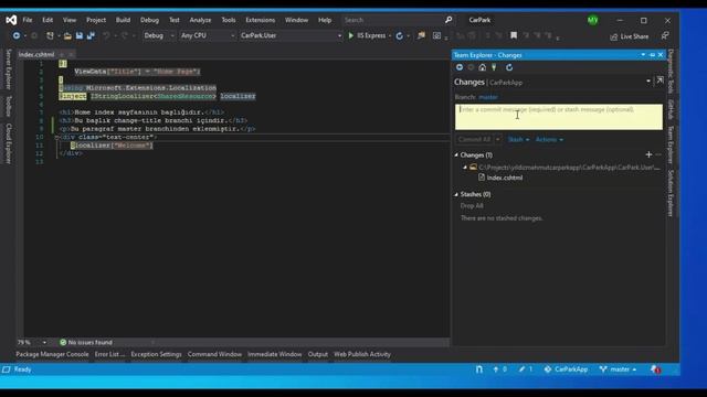 MongoDB ve .Net Core ile Otopark Uygulaması - Github Bağlantısı (Sıfırdan Github Anlatımı)