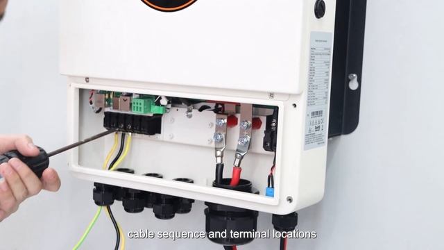 Hybrid Solar Inverter HES4855S100 H Installation Steps