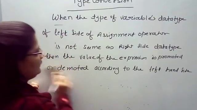 Type Conversion in C Programming Language in Hindi Lec-9|C Programming Tutorial in Hindi