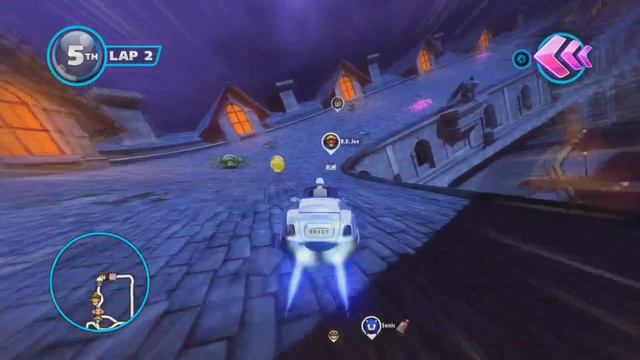 Sonic All Stars Racing Transformed - Twilight Engine (Undertaker Overtaker Race)