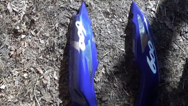 Покраска крышки генератора \ Сборка пластика на Honda CBR 600 F3
