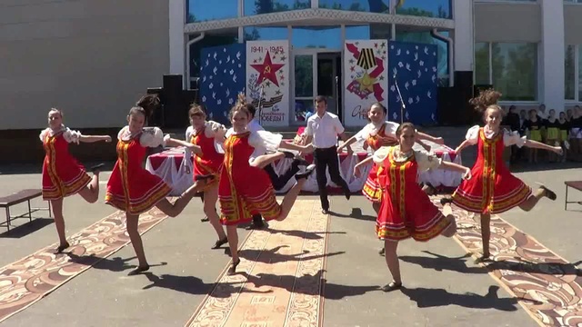 Выступление коллектива Грация, Белокуракино, 09.05.2013