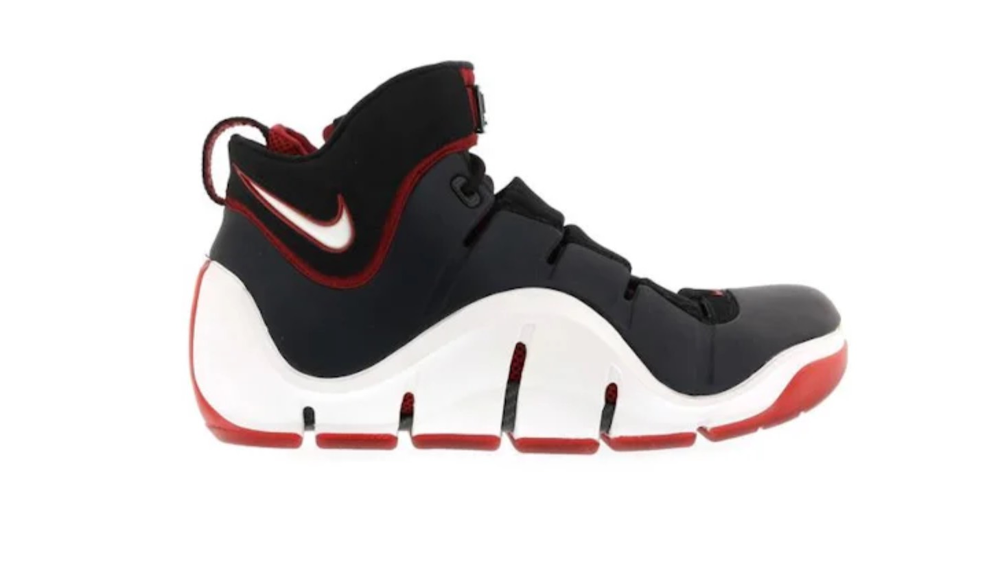 Обзор кроссовок №204: Nike Air Zoom LeBron IV OG "Black/White/Red"