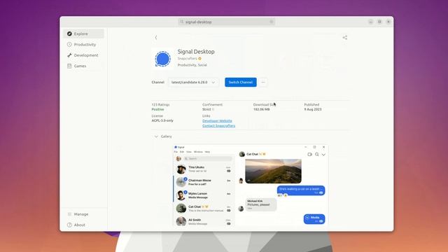 Preview of the Flutter-based Ubuntu Store