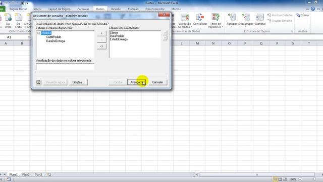 Microsoft Query  - Importando Dados de Planilhas do Excel