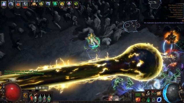 Blight 3.8 Spectre build 20M Damage with Shaper Trailer !!! Everything easy ! POB
