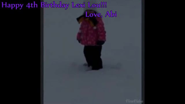 Happy 4th Birthday Lexi Lou!!!