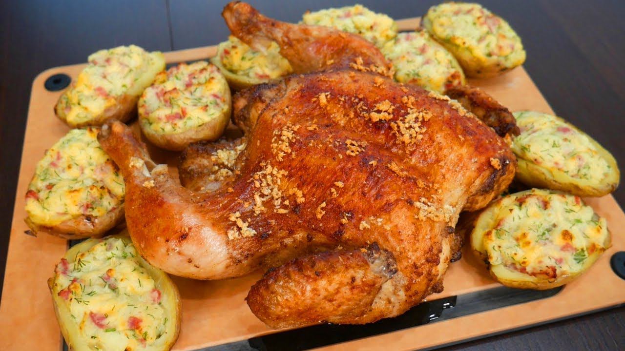 Секрет сочной курицы + Самый вкусный печеный картофель – Идеальный ужин на всю семью