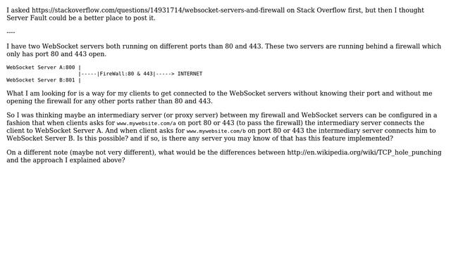 DevOps & SysAdmins: Websockets and Firewall (2 Solutions!!)