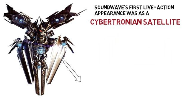 Soundwave & his mini-cassette Decepticons! (in live-action Transformers films)