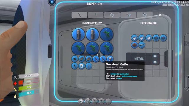 Subnautica:   Making flippers