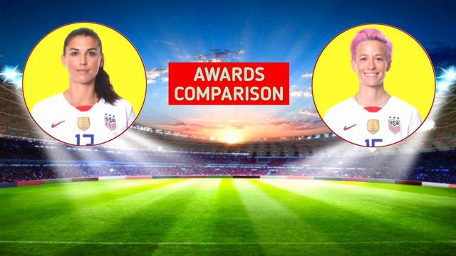 Alex Morgan Vs Megan Rapinoe All Trophies and Awards • TF FOOTBALL • FIFA World Cup NWSL UCL Etc