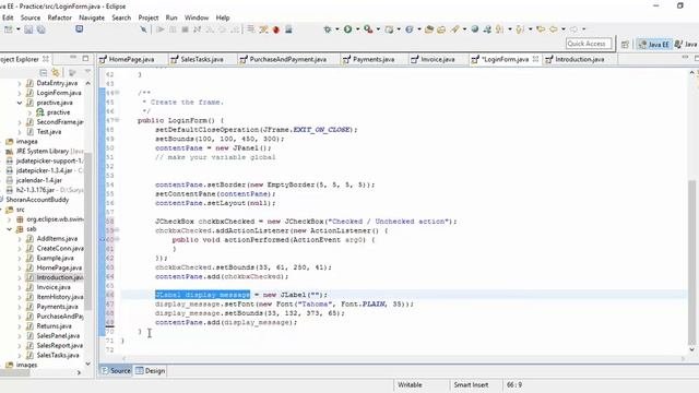 JCheckbox - ActionPerformed In Java Swing/AWT/SWT - Intact Abode
