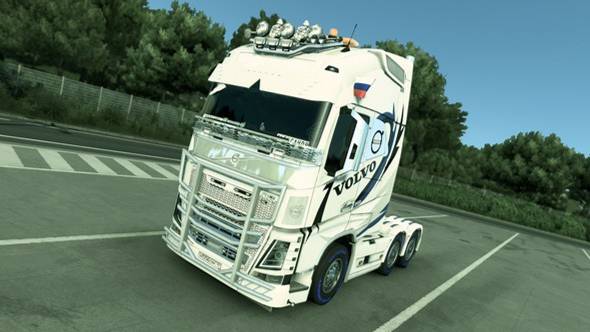 ETS2 (Euro Truck Simulator 2)#16 на руле от Artplays V-1600 Pro Plus.