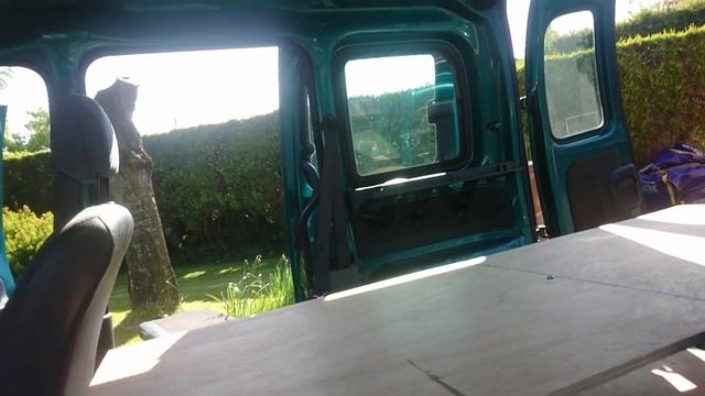 Renault kangoo micro camper /boot camper part 1 fold up bed