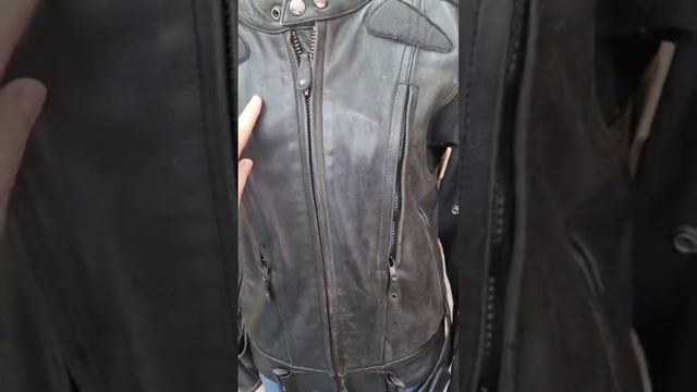 Чистка и Реставрация кожаной мото-куртки
