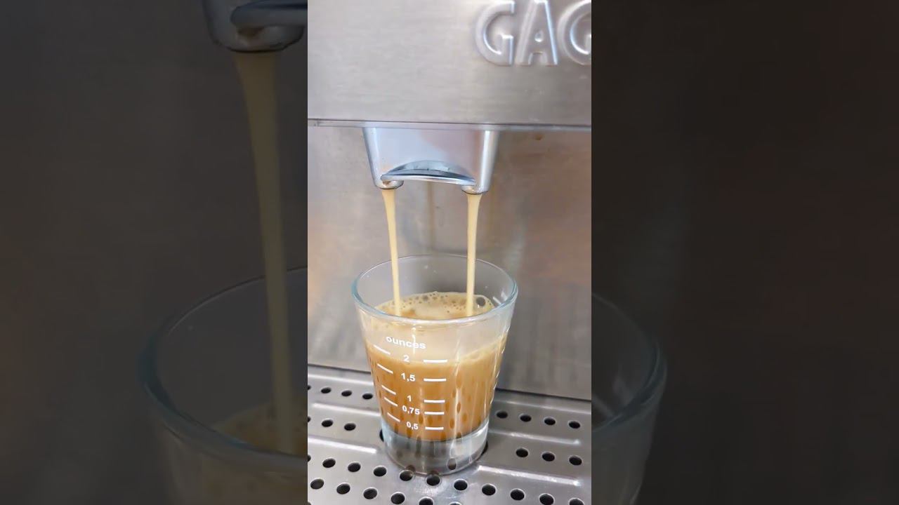 Кофемашина GAGGIA TITANIUM демонстрация работоспособности.