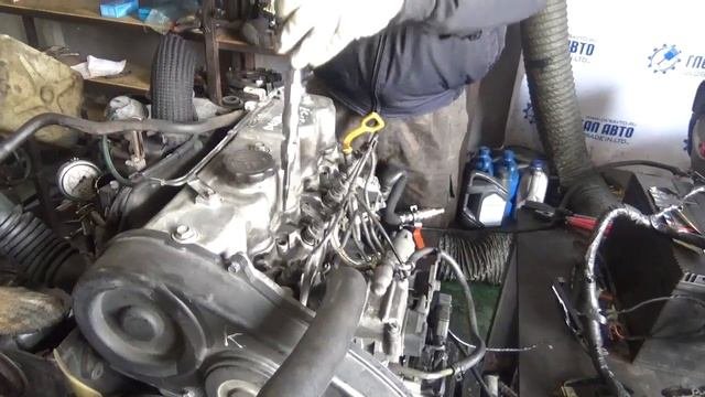 Проверка компрессии двигателя D4BH 1343757  Hyundai Teracan 2.5