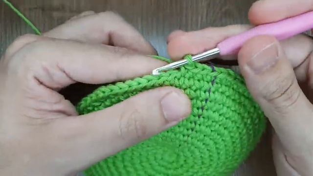 Almofada Baby Yoda Amigurumi/Crochê (PARTE 1/2) #tiagoamigurumi #amigurumi #croche