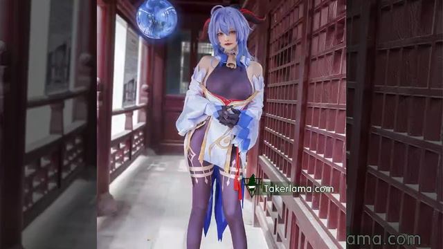 Game Genshin Impact Qilin Bloodline Fairy Ganyu Cosplay Costume