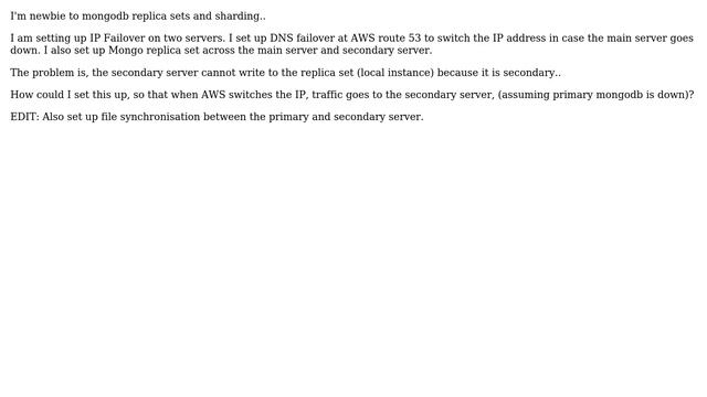DevOps & SysAdmins: MongoDB Failover Replica Set