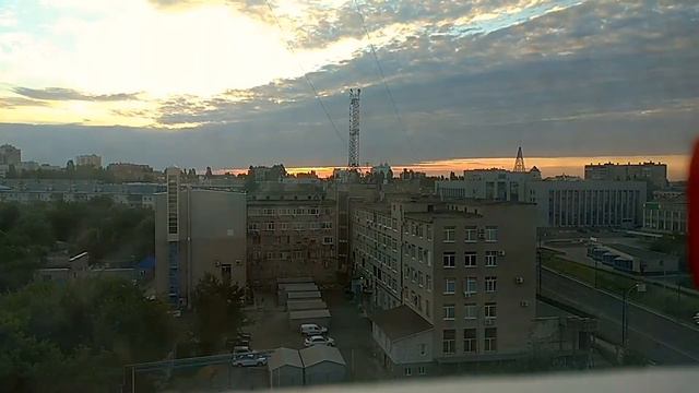 Рассвет в Липецке\Suinrise in Lipetsl\\Таймплапс\Timelaps