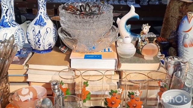 18.10.2023 г цена на посуду СССР на рынке Юность Киев 1 часть.