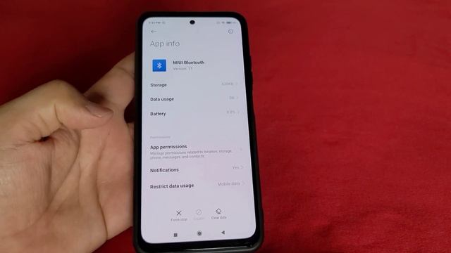 how to clear bluetooth cache for Xiaomi Redmi Note 10 MIUI 12.1