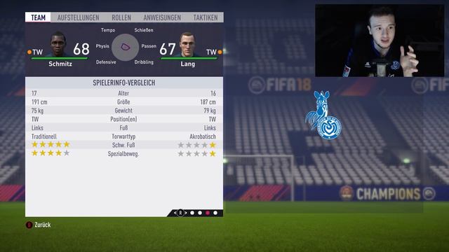 KLATSCHE gegen PERFEKTE RB LEIPZIGER?! IHR seid CO-Trainer! 💙 FIFA 18 Karriere MSV Duisburg