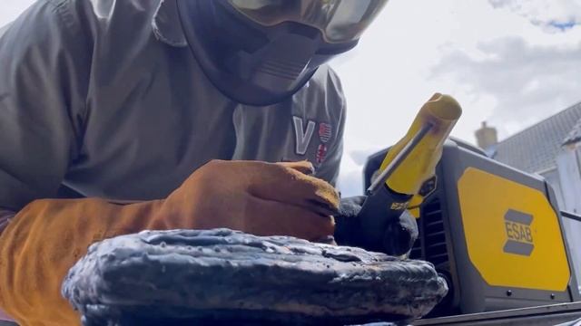 Stick welding how to do it-Jak spawac elektroda Otulona-Esab Rogue ES150i-Esab Sentinel A50