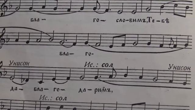 Тебе поем, Глас 2, 05.01.18