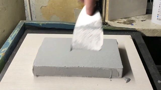 СТОЛЕШНИЦА ИЗ БЕТОНА! С помощью декоративной штукатурки своими руками!