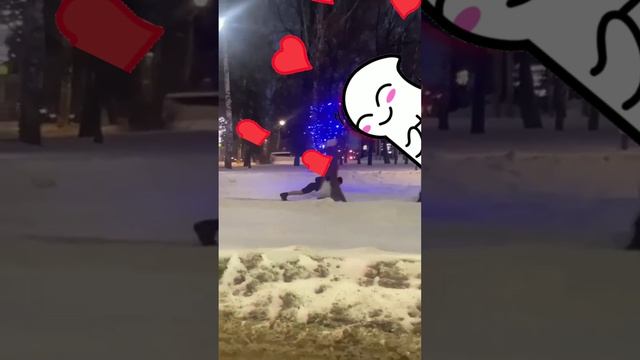 ?? Амур Блэк Ижевск Зимой Отжимается без зимней одежды ?? #shorts
