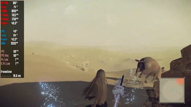 NieR:Automata - RX 460 + i5 3470 | Low Settings 1080p 900p 720p
