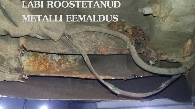 Mercedes-Benz V220 keretööd ja korrosioonitõrje