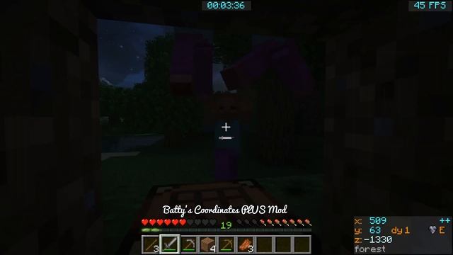Minecraft 1.16.5 - Batty's Coordinates PLUS Mod
