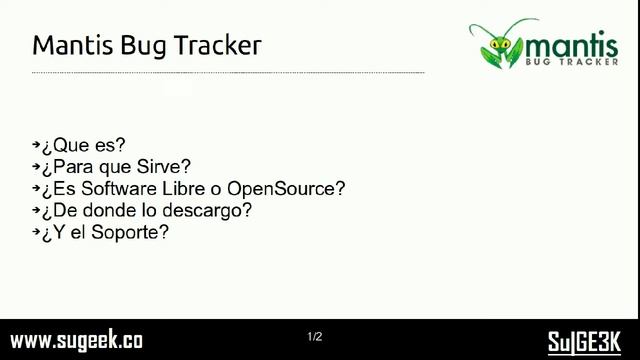 Curso de MantisBT Capitulo 1: Introduccion