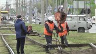 В Самаре продолжается капитальный ремонт трамвайных путей на Ново-Садовой