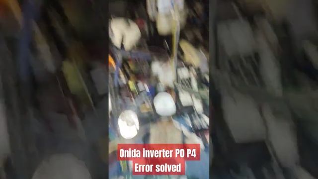 P0 P4 Onida inverter Ac P0 P4 error repairing and solution