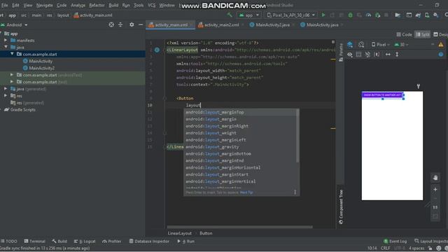 How to go another activity in Android Studio Java