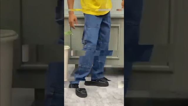 Gents fashion #latest gents jeans# baggy pants #baggy jeans#cargo jeans#patch work jeans#