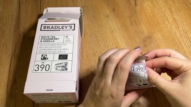 Распаковка чая Bradley’s