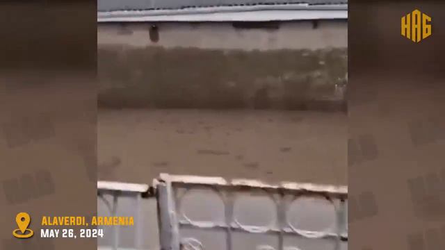 Армения Алаверди Мосты и дома смыты ливневыми паводками в Алаверди