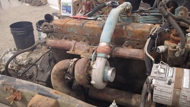 DT466 FRAMECUT W STUCK TURBO