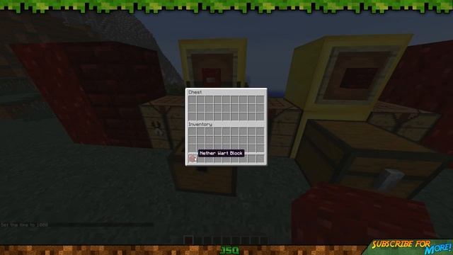 Minecraft 1.10 | How To: Craft Netherwart Blocks & Red Netherbrick!