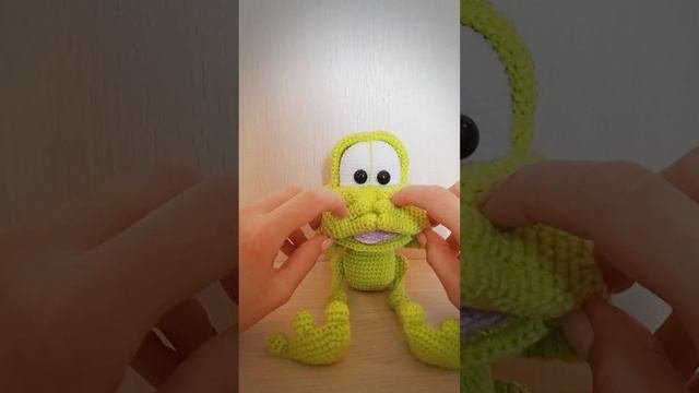 Амигуруми, Лягушонок, игрушка крючком