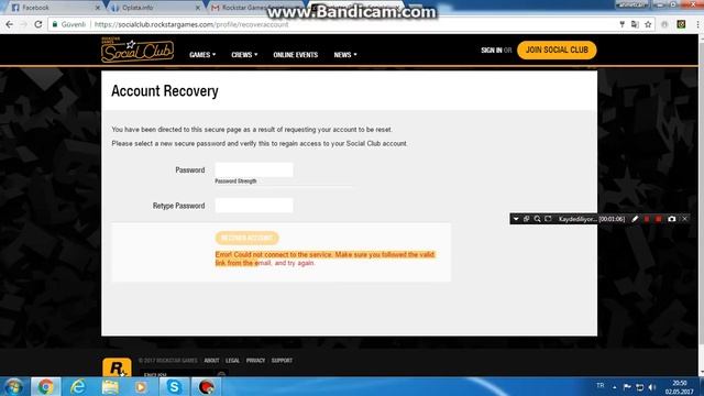 Faulty account (Plati.ru - WhiteKey)