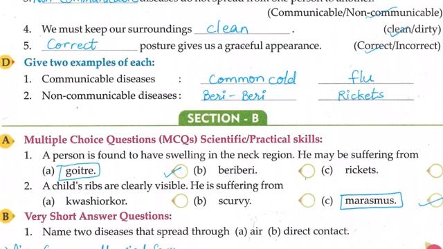 Health and Hygiene Class 5 Questions & Answers | Cordova | Part 3